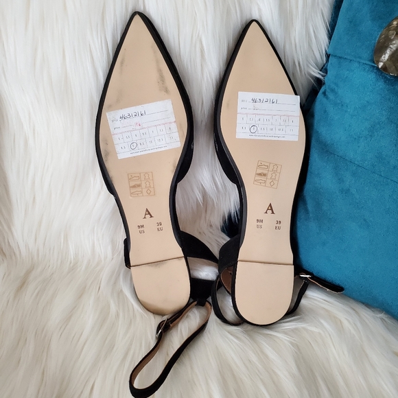 NWT Anthropologie Embroidered Bow Ballet Flats - Picture 3 of 5